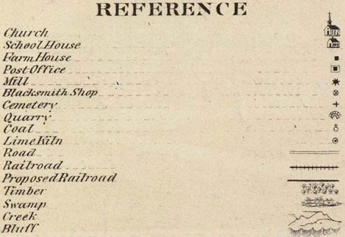 reference Cedar County, Iowa 1875 map