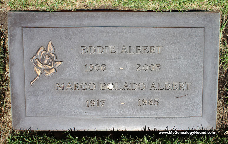 Eddie Albert, Grave and Tombstone, Westwood Village Memorial Park Cemetery, Los Angeles, California, photo