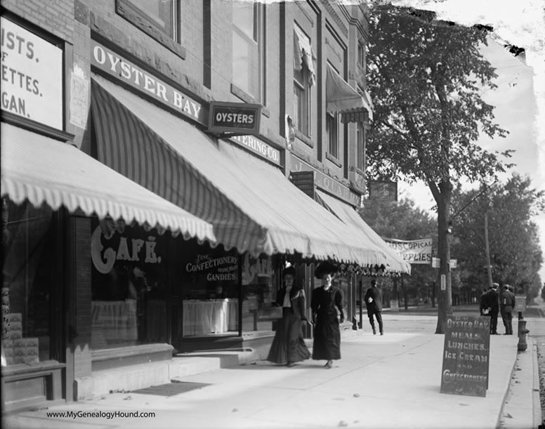 Ann Arbor, Michigan, Oyster Bay Cafe, historic photo