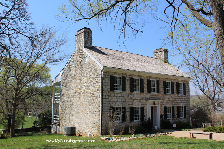 Nathan Boone House, Home of Daniel Boone, Defiance, Missouri, photo, front view