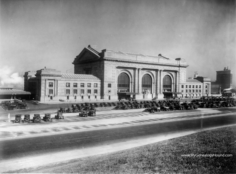 Kansas City, Missouri, Union Station, Railroad Depot, historic photo