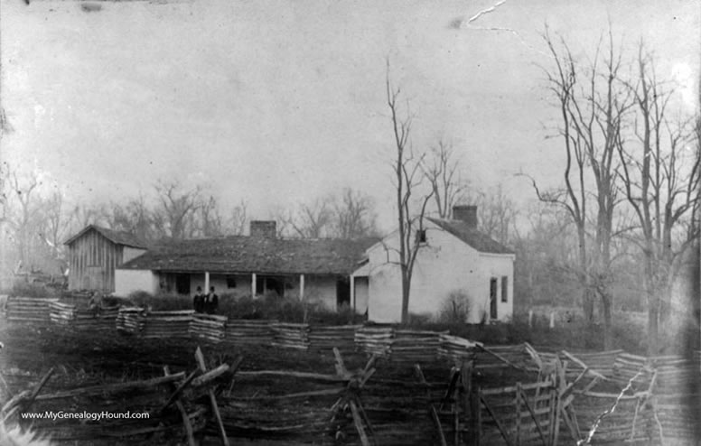 Kearney, Missouri, Home of Jesse and Frank James, historic photo