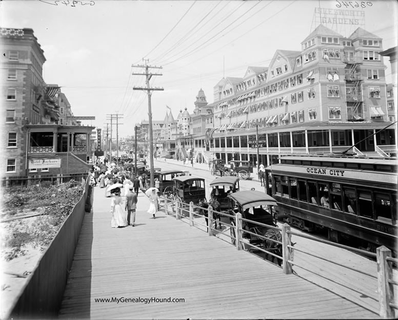 Atlantic City, New Jersey, Virginia Avenue, Islesworth Gardens, historic photo