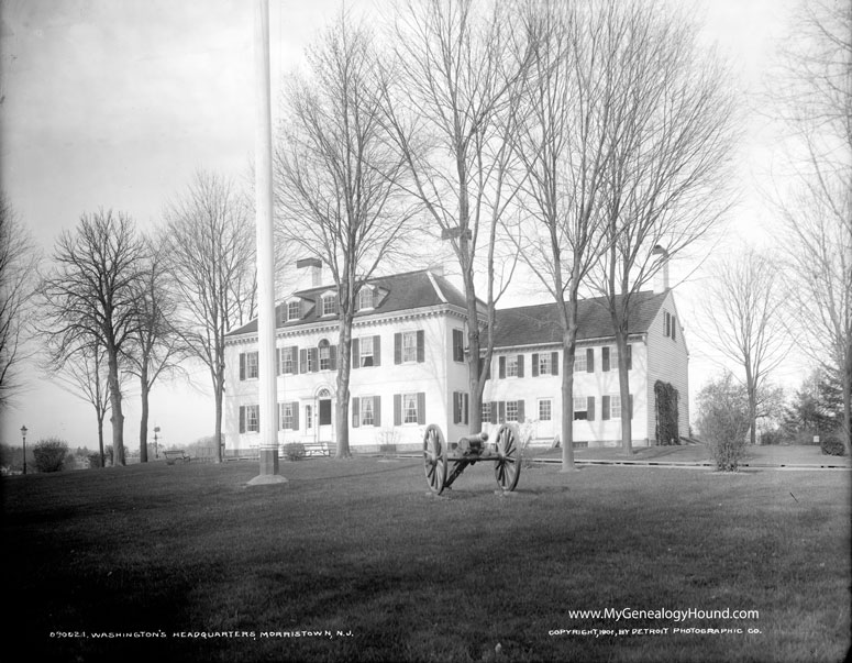 Morristown, New Jersey, Ford Mansion, Washington's Headquarters, historic photo