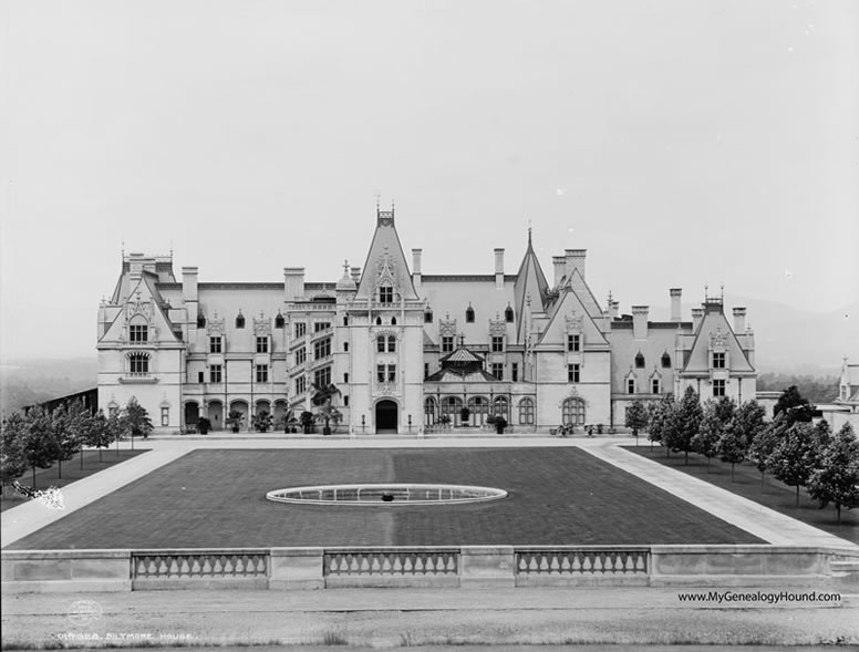 Asheville, North Carolina, Biltmore House Estate, 1902, historic photo