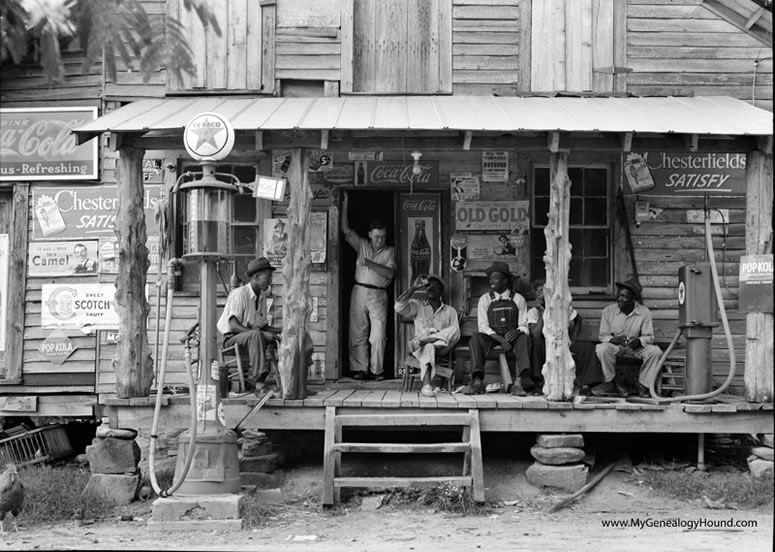 Gordonton, North Carolina, Country Store, 1939, historic photo