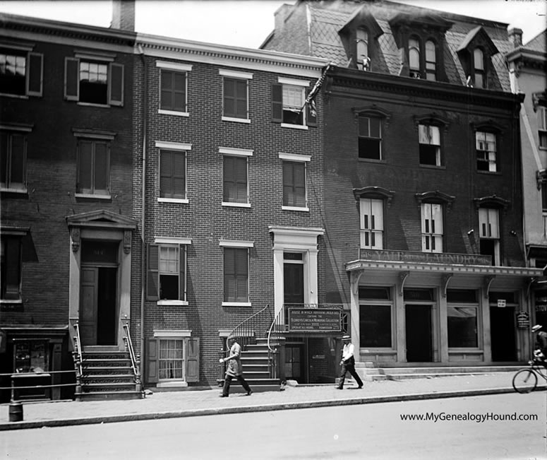 Washington, D. C. The Petersen House, Where President Lincoln Died, historic photo