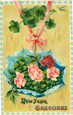New Years Day Vintage Postcard 005