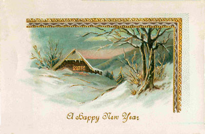 New Years Day Vintage Postcard 006
