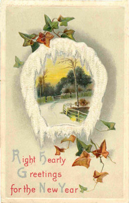 New Years Day Vintage Postcard 009