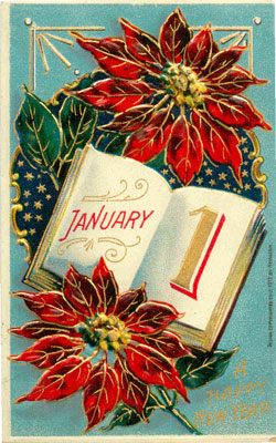 New Years Day Vintage Postcard 010