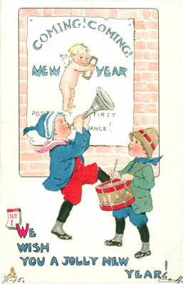 New Years Day Vintage Postcard 015