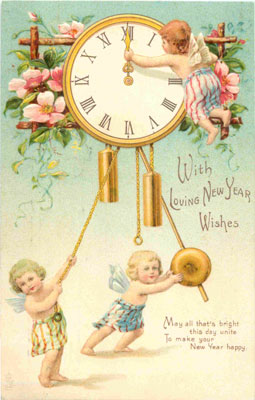 New Years Day Vintage Postcard 016