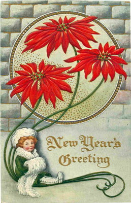New Years Day Vintage Postcard 018