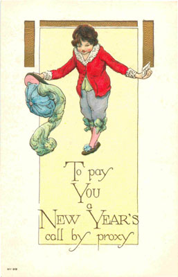 New Years Day Vintage Postcard 019