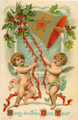 New Years Day Vintage Postcard 026