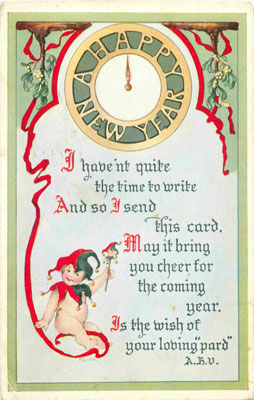 New Years Day Vintage Postcard 029