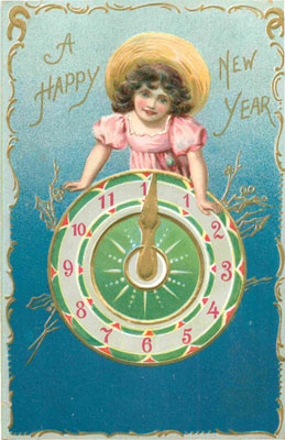 New Years Day Vintage Postcard 034