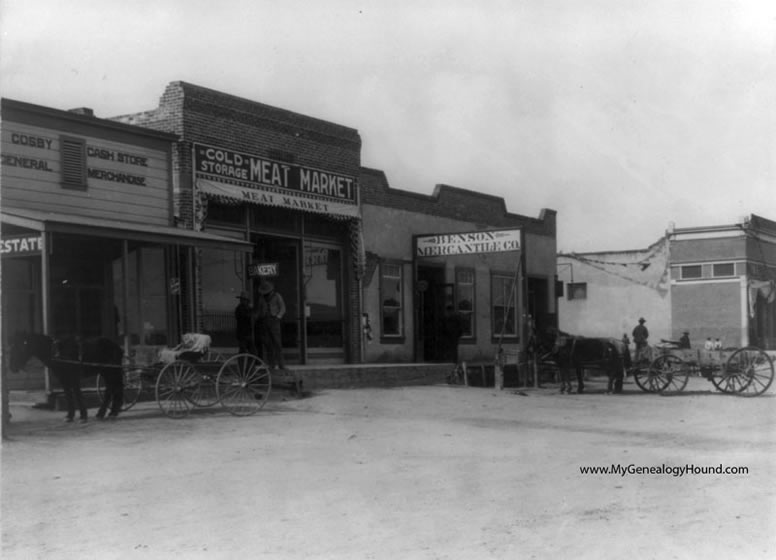 Benson, Arizona, Main Street, 1910, historic photo
