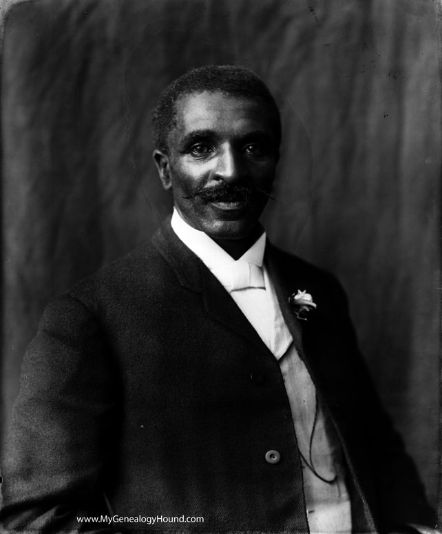 George Washington Carver, portrait, 1906, historic photo George Washington Carver, portrait, 1906, historic photo