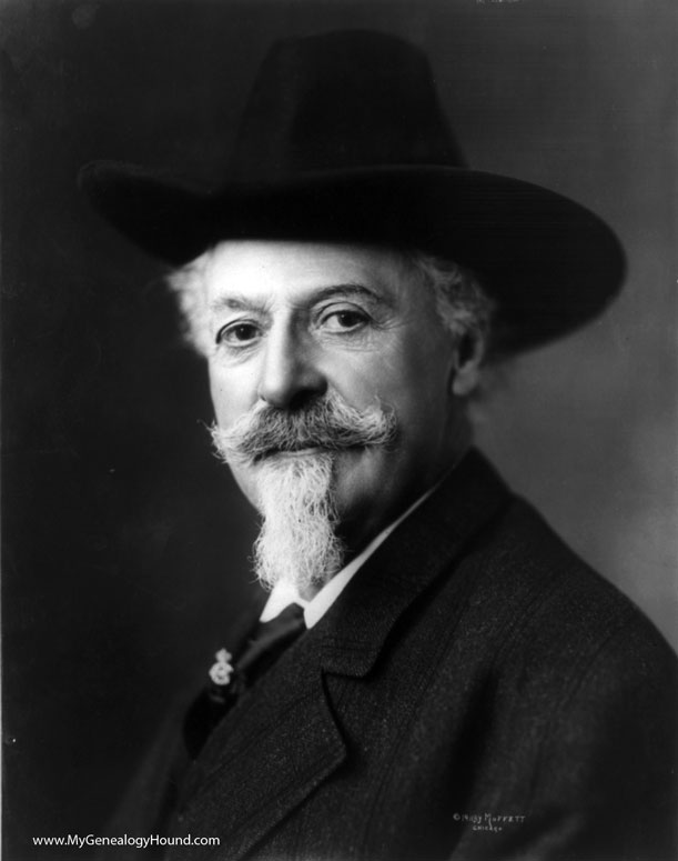 William F. Cody, "Buffalo Bill", 1911, historic photo