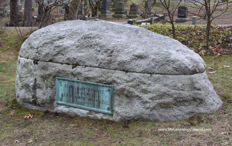 Tarrytown, New York, Tomb of Elva A. McKenzie, Sleepy Hollow Cemetery, photo