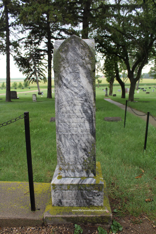 The grave and tombstone of Charles "Pa" Ingalls, father of Laura Ingalls Wilder of the Little House on the Prairie book series.