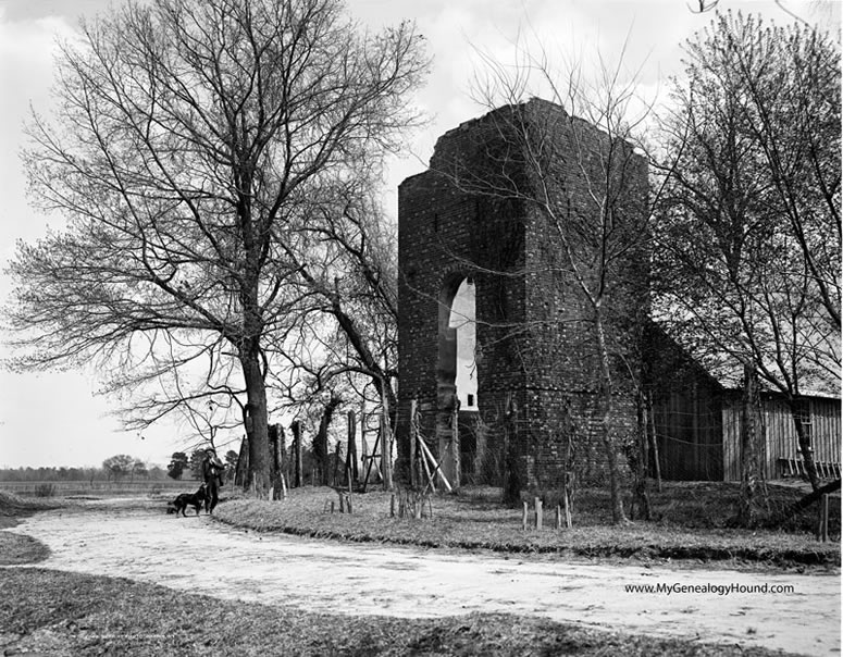 Old Church Tower, Jamestown, Virginia, 1639 Old Church Tower, Jamestown, Virginia, 1639