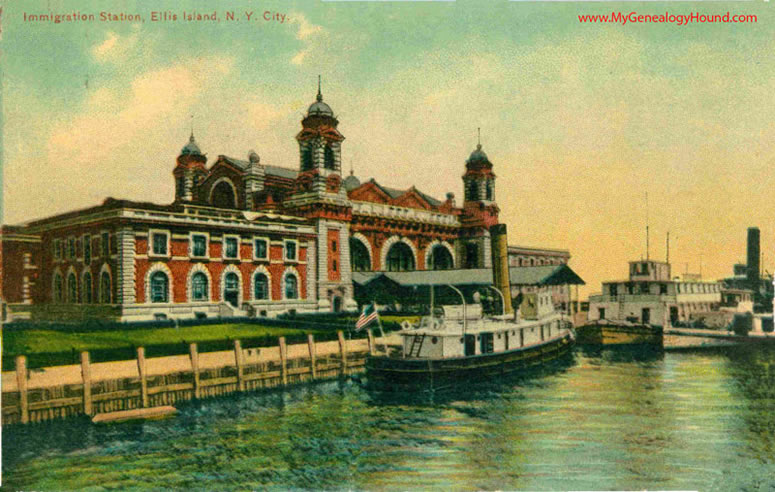 Immigration Station, Ellis Island, New York Harbor, transfer steamers