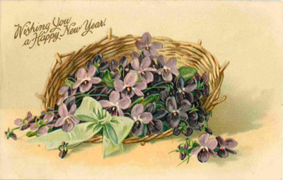 New Years Day Vintage Postcard 004