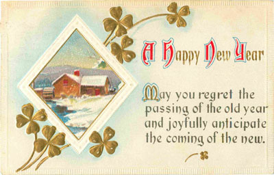 New Years Day Vintage Postcard 013