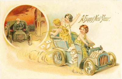New Years Day Vintage Postcard 044