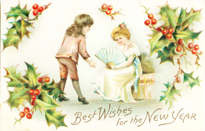 New Years Day Vintage Postcard 046